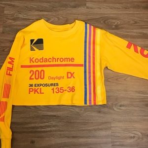 Kodak long sleeve crop top